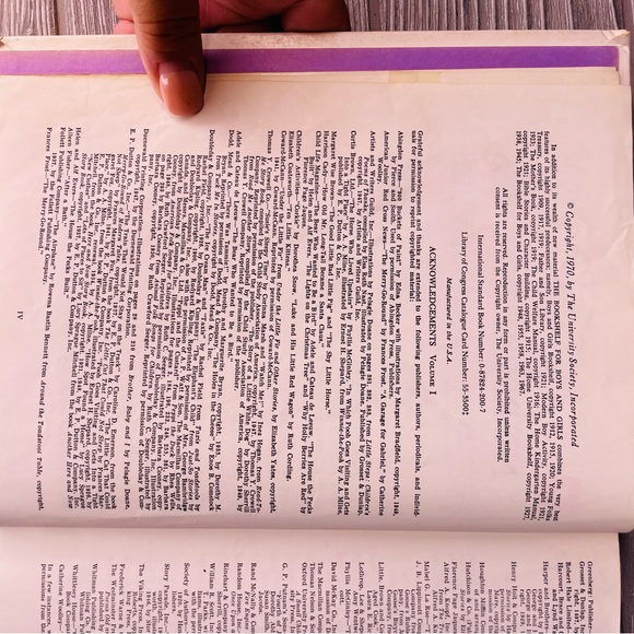 Vintage The Bookshelf for Boys & Girls #1 Nursery Rhymes Folk & Fairy Tales book - Picture 6 of 8